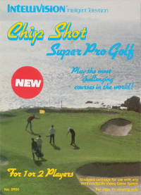 Chip Shot Super Pro Golf Intellivision US box art